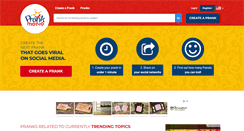 Desktop Screenshot of prankmania.com